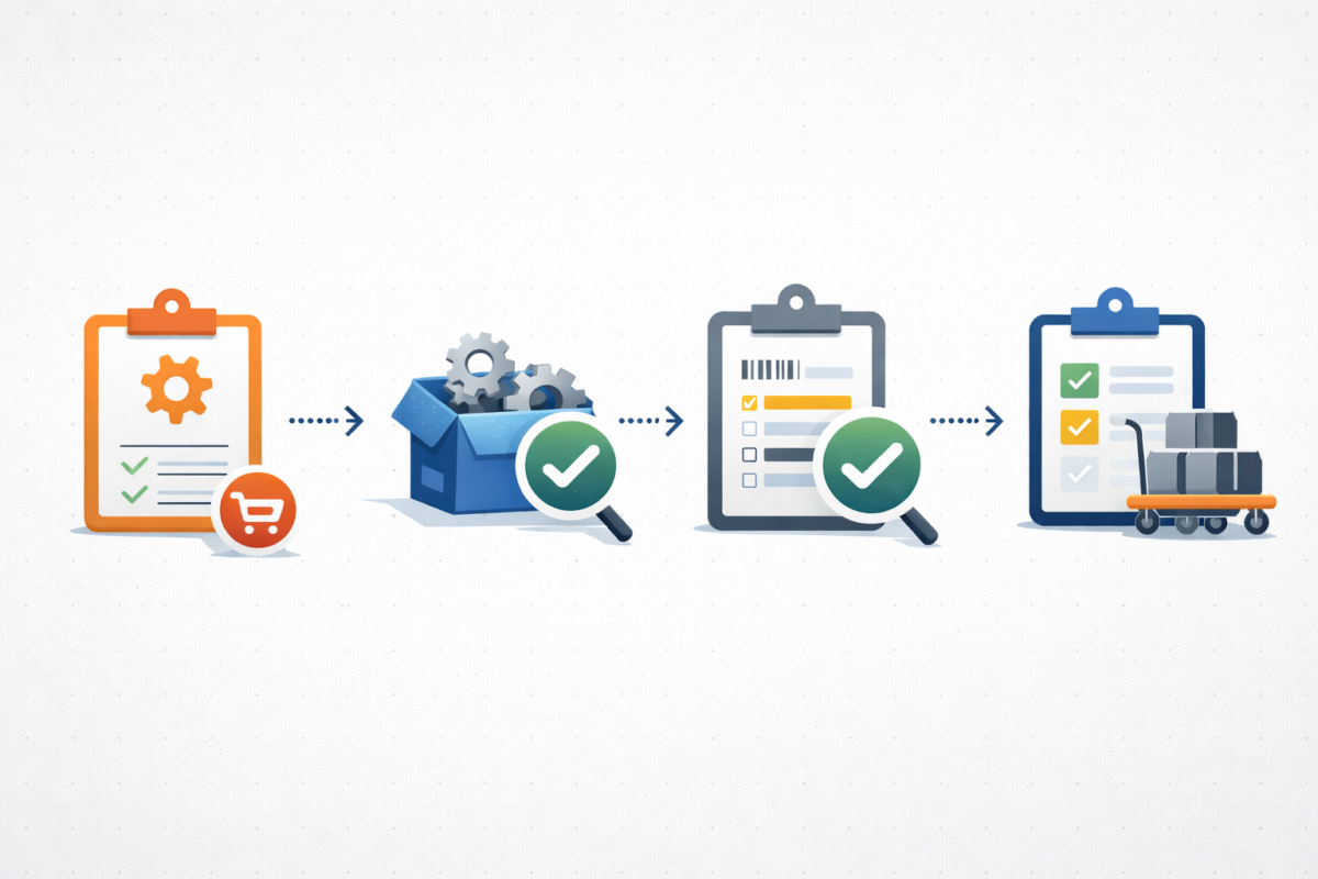 Automatizaciones con n8n bajo SAP Business One: preparar materiales para fabricar según lo que de verdad está disponible 1 SAP Business One proceso picking